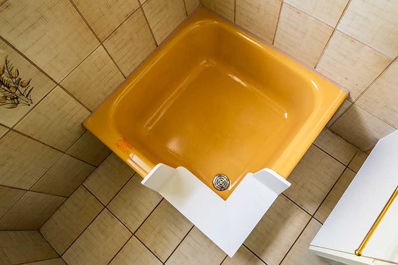 Duschtasse mit bis zu 23cm Reduktion der Einstiegshöhe